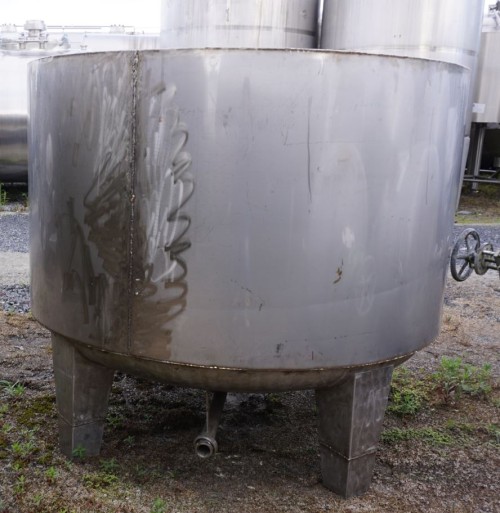 Behälter 2.500 Liter aus V2A, doppelwandig, gebraucht