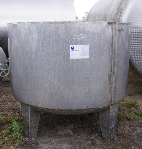 Behälter 2.500 Liter aus V2A, doppelwandig, gebraucht