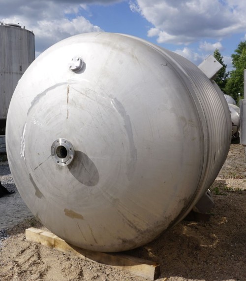 Druckbehälter 6.815 Liter aus V4A temperierbar, gebraucht