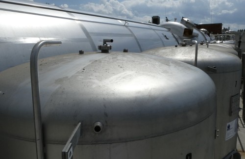 Druckbehälter 1.210 Liter aus V2A, einwandig, gebraucht