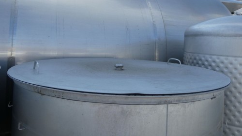 Behälter 1.000 Liter aus V2A, einwandig, gebraucht