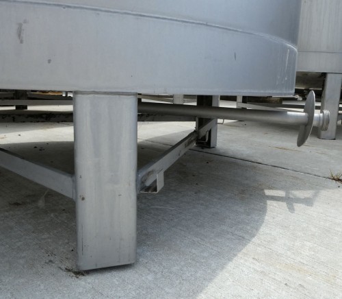 Behälter 1.000 Liter aus V2A, einwandig, gebraucht