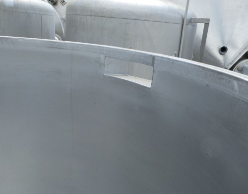 Behälter 1.000 Liter aus V2A, einwandig, gebraucht
