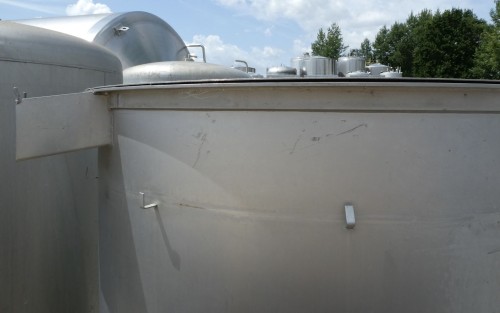 Behälter 1.000 Liter aus V2A, einwandig, gebraucht