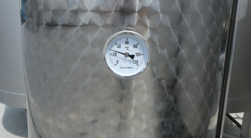 Behälter 330 Liter aus V2A, einwandig, gebraucht