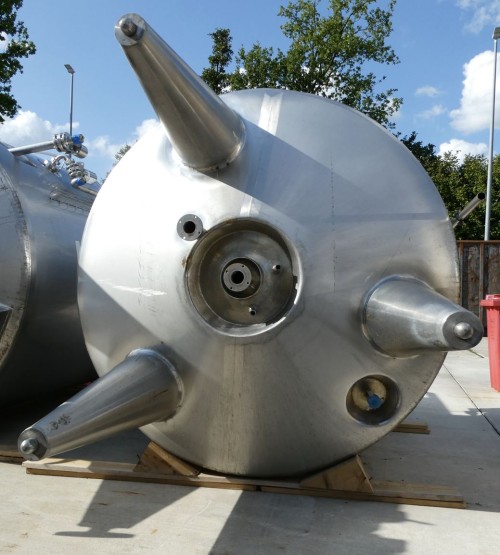 Behälter 3.000 Liter aus V2A isoliert, temperierbar, gebraucht