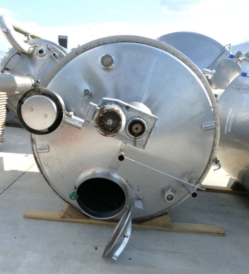 Behälter 3.000 Liter aus V2A isoliert, temperierbar, gebraucht