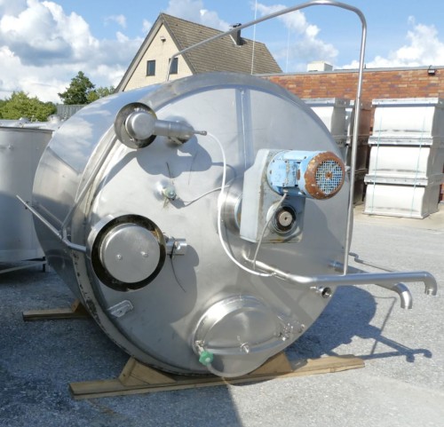 Behälter 3.000 Liter aus V2A isoliert, temperierbar, gebraucht