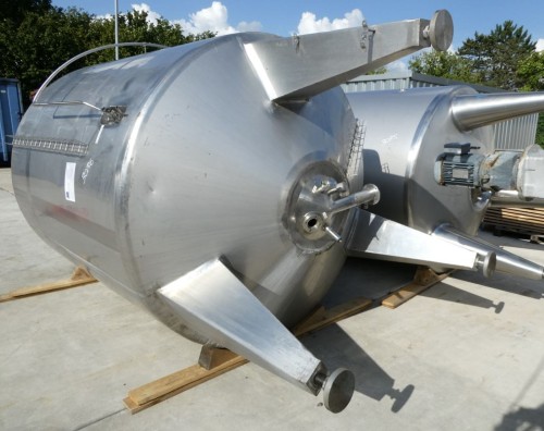 Behälter 5.500 Liter aus V2A isoliert, gebraucht