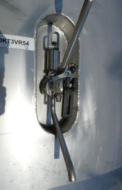 Behälter 5.500 Liter aus V2A isoliert, gebraucht