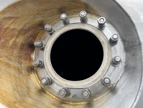 Behälter 58.000 Liter aus V2A isoliert, gebraucht