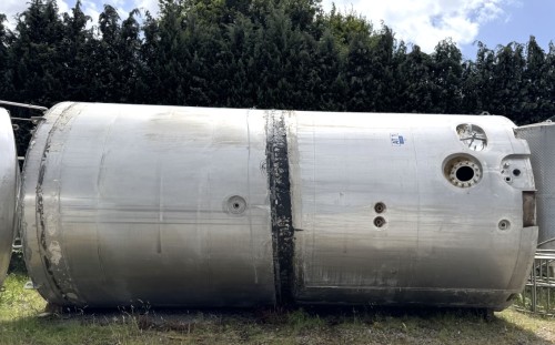 Behälter 58.000 Liter aus V2A isoliert, gebraucht