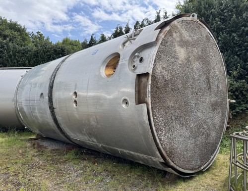 Behälter 58.000 Liter aus V2A isoliert, gebraucht