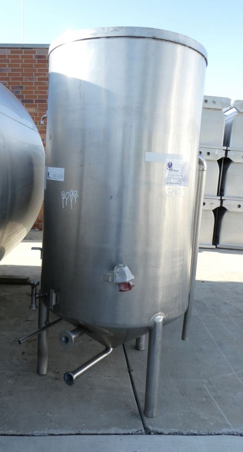 Behälter 1.200 Liter aus V2A einwandig, gebraucht