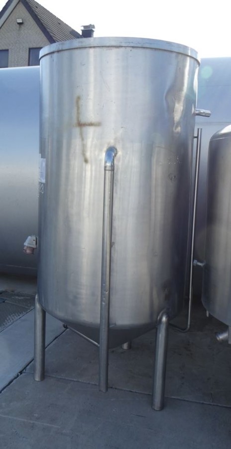 Behälter 1.200 Liter aus V2A einwandig, gebraucht