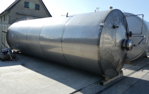 Behälter 30.000 Liter aus V2A einwandig, gebraucht