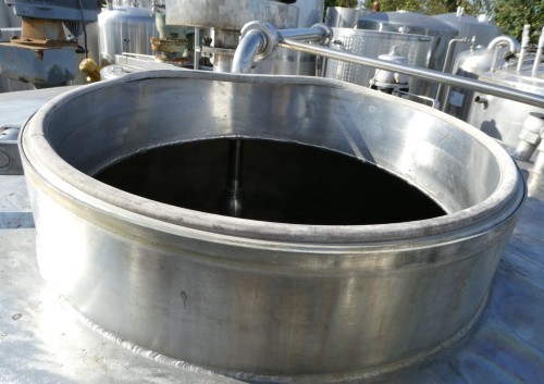 Behälter 1.400 Liter aus V4A einwandig, gebraucht