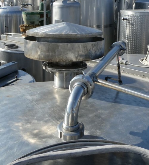 Behälter 1.400 Liter aus V4A einwandig, gebraucht