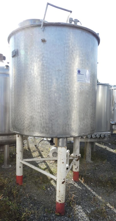 Behälter 1.400 Liter aus V4A einwandig, gebraucht