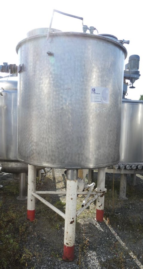 Behälter 1.400 Liter aus V4A einwandig, gebraucht