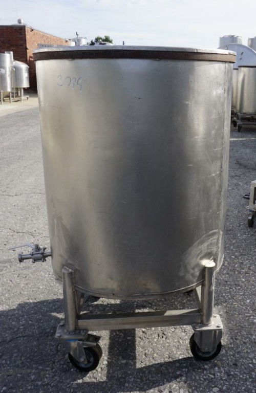Behälter 500 Liter aus V2A, einwandig, gebraucht