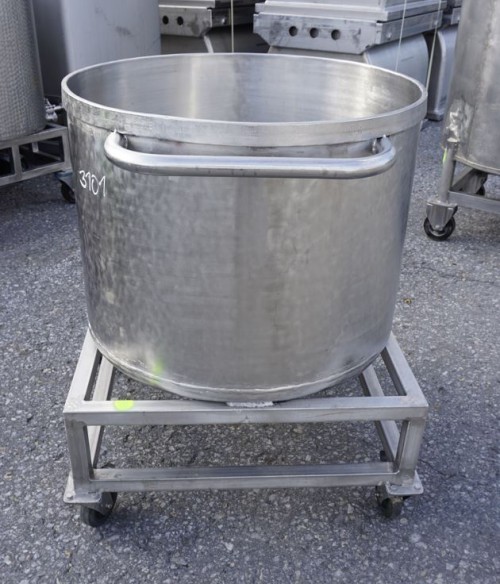 Behälter 280 Liter aus V2A, einwandig, gebraucht
