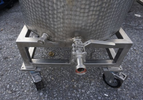 Behälter 350 Liter aus V2A, einwandig, gebraucht