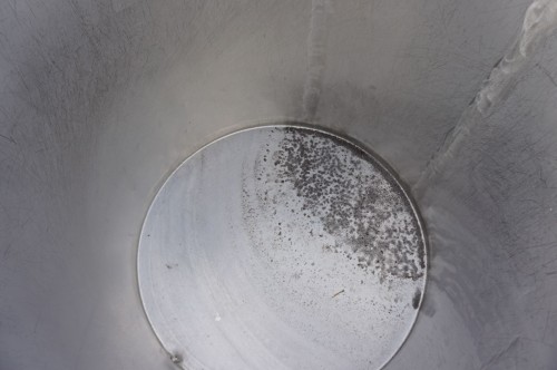 Behälter 650 Liter aus V2A, einwandig, gebraucht
