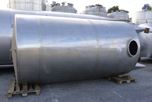 Behälter 10.000 Liter aus V2A, einwandig, gebraucht