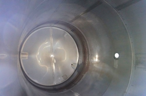 Behälter 10.000 Liter aus V2A, einwandig, gebraucht