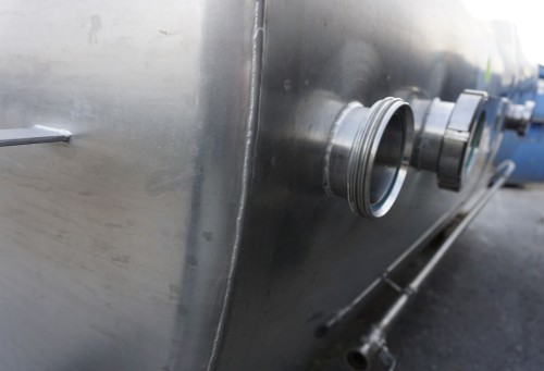 Behälter 10.000 Liter aus V2A, einwandig, gebraucht