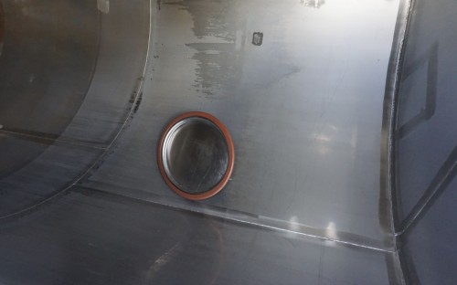 Behälter 10.000 Liter aus V2A, einwandig, gebraucht
