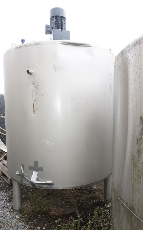 Behälter 2.100 Liter aus V4A, temperierbar, isoliert, gebraucht
