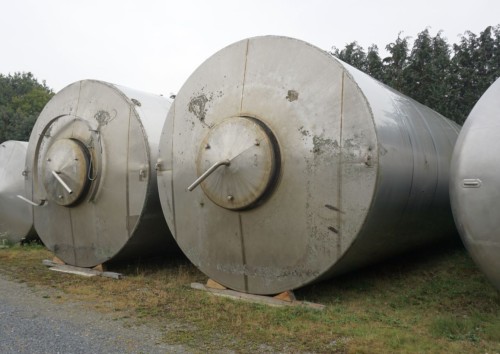 Behälter 120.000 Liter aus V2A isoliert, gebraucht
