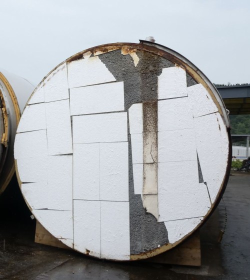 Behälter 120.000 Liter aus V2A isoliert, gebraucht