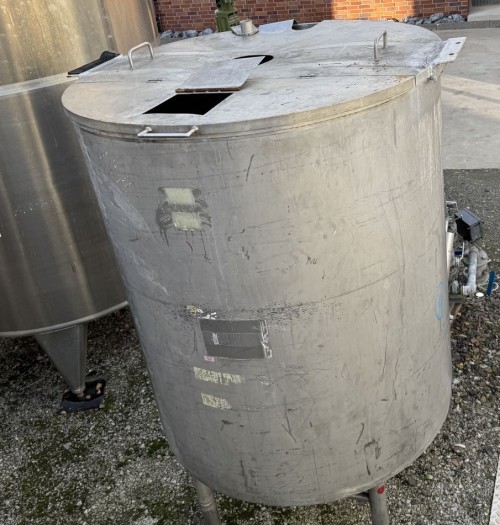 Behälter 2.000 Liter aus V2A einwandig, gebraucht