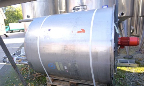 Behälter 2.000 Liter aus V2A einwandig, gebraucht