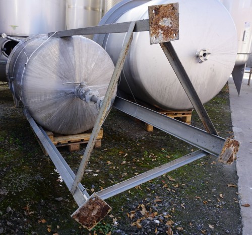 Behälter 2.000 Liter aus V2A einwandig, gebraucht