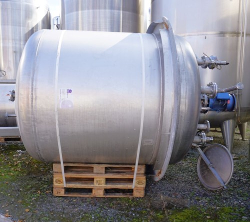 Behälter 5.000 Liter aus V2A einwandig, gebraucht