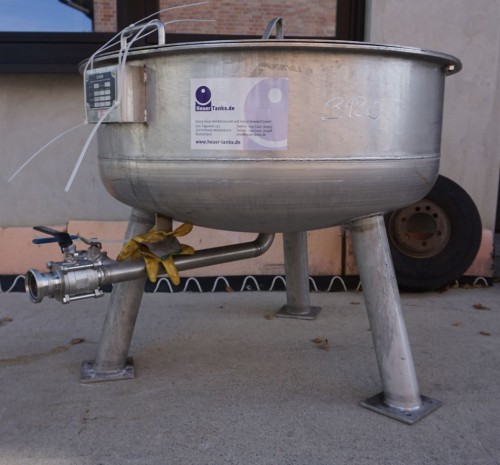 Behälter 300 Liter aus V4A einwandig, gebraucht