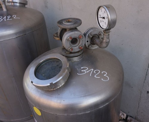 Behälter 170 Liter aus V4A einwandig, gebraucht