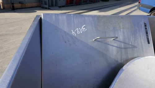 Wanne 800 Liter aus V2A, einwandig, gebraucht