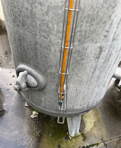 Druckbehälter 1.000 Liter aus Stahl, einwandig, gebraucht