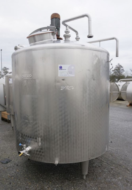 Behälter 2.500 Liter aus V2A isoliert, gebraucht