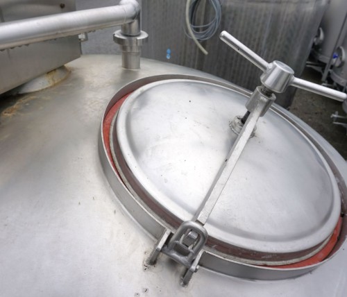 Behälter 1.000 Liter aus V2A isoliert, gebraucht