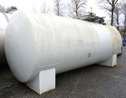 Behälter 15.000 Liter aus Stahl, doppelwandig, gebraucht