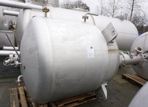 Behälter 3.640 Liter aus V4A temperierbar, isoliert, gebraucht