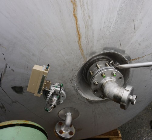 Behälter 3.640 Liter aus V4A temperierbar, isoliert, gebraucht