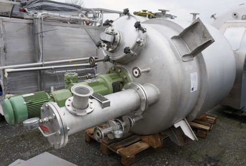 Behälter 2.410 Liter aus V4A temperierbar, isoliert, gebraucht