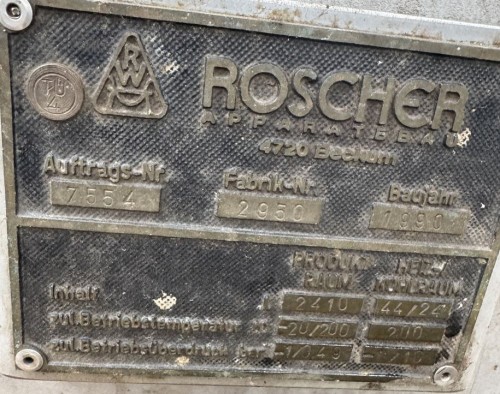 Behälter 2.410 Liter aus V4A temperierbar, isoliert, gebraucht